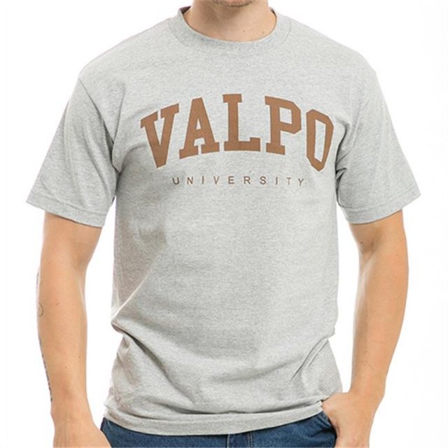 W Republic Game Day Tee Valparaiso University- Heather Grey - Extra Large