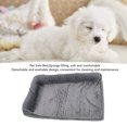 thumbnail image 3 of Comfortable Dog Couch Bed, Sponge Filling Unique Style Short Plush Pet Sofa Bed  with Removable Washable Cover for Indoor PetsDeep Gray, 3 of 7