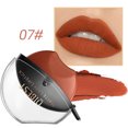thumbnail image 1 of QIBEST lápiz labial en forma de labio maquillaje lápiz labial perezoso terciopelo mate lápiz labial desnudo pigmento tinte de labios de larga duración cosmético, 1 of 5
