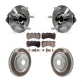 thumbnail image 1 of Transit Auto Front Hub Bearing Assembly Coated Disc Brake Rotors and Ceramic Pads Kit for Car Jeep Grand Cherokee Dodge Durango with 380mm Diameter Rotor KBB-116135, 1 of 11