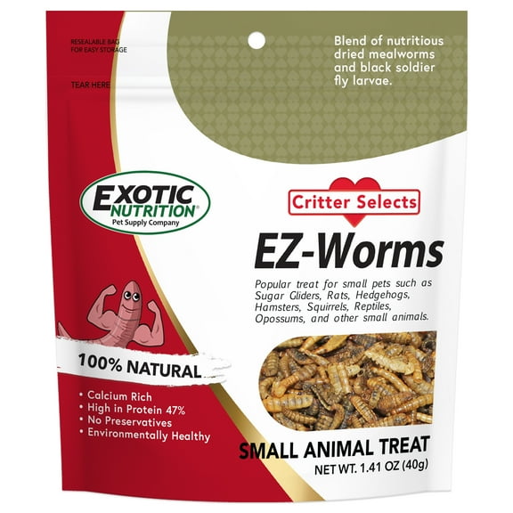 Exotic Nutrition EZ-Worms 1.41oz