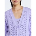 thumbnail image 3 of Scoop Women’s V Neck Sweater Cardigan, Midweight, Sizes XS-4X, 3 of 5
