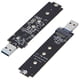 thumbnail image 2 of DQrwqpou Adaptateur SSD M.2 SSD SATA/NVMe Vers USB 3.1 Pour Série 970 960, 2 of 8