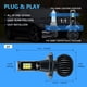 thumbnail image 4 of 2 uds bombilla de faro de coche impermeable cabeza delantera conducción lámpara de funcionamiento Plug and Play Tmvgtek Accesorios para autos y motos, 4 of 9