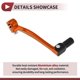 thumbnail image 4 of Palanca de cambio de motocicleta plegable para Honda CRF110F 2013-2018, pedal de aleación de aluminio, brazo de palanca de cambio, palanca naranja cabeza negra, 4 of 6