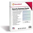 thumbnail image 2 of Docugard Premier Prismatic Business Checks, 3 Checks Per Page, Blue and Green, 24 Pound, 8.5 x 11 Inches, 500 Sheets per Ream 04539, Blue/Green, 2 of 11