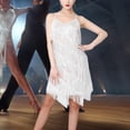 thumbnail image 6 of Abbraccia Women Sequin Tassel Dress Dress for Club Samba Tango Cha Cha Performance XL, 6 of 8