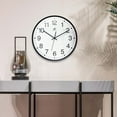 thumbnail image 5 of Infinity Instruments Apollo Wall Clock, Black, 15", 5 of 7