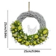 thumbnail image 3 of MOQIN Wreath for Front Door, Porch, Window Easter Decoration Bunny Hanging Sign Decoration Easter Hanging Sign Home Decoration Props Gifts, 3 of 3