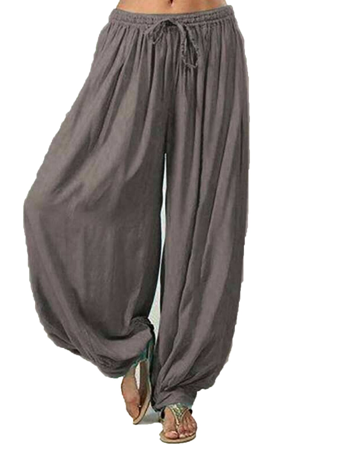 Womens Harem Ali Baba Long Pants Trousers Ladies Baggy Hareem Leggings Plus Size