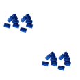 thumbnail image 1 of yingyy 10Pcs Tire Valve Caps Replace Accessory Auto Wheel Accessories Rim Stem Cover Blue 2Set, 1 of 6