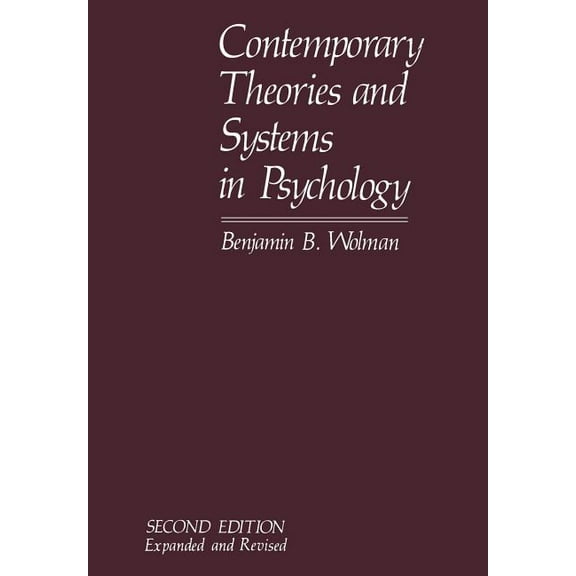 Contemporary Theories and Systems in Psychology, (Paperback)
