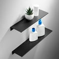 thumbnail image 2 of Support de Rangement Simple Sans Perçage en Aluminium Spatial, Rebord d'Exposition Mural, Tablette en Métal pour Usage Quotidien, 2 of 7