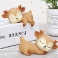 thumbnail image 3 of Adornos Silicona Kawaii Sunnimix Lovely Fawn Dormir Animal Bebé, 3 of 8