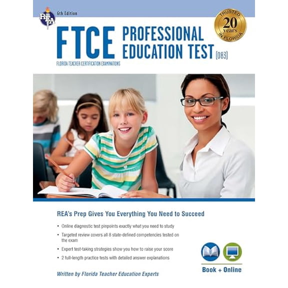 Pre-Owned FTCE Professional Ed (083) Book   Online (Ftce Teacher Certification Test Prep) Paperback