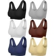 thumbnail image 1 of B2BODY Women's Sports Bras Yoga Lounge Wireless Bra Small to 2X Sizes Multi-Pack, 1 of 7