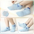 thumbnail image 7 of Bocaoying 6 Pairs Running Ankle Socks for Men Women, Cushioned Low-Cut Athletic Socks, Moisture Wicking Cotton Training Socks, Non-Slip Sport Socks for Walking Hiking Cycling, 7 of 7