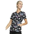 thumbnail image 6 of Tooniforms Scrubs Top For Women V-Neck TF671, XL, Hello Sunshine, 6 of 6