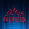 thumbnail image 3 of Glowneon Open Fire Neon Signs, Welcome Sign Decor, 3 of 4