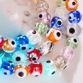 thumbnail image 4 of Rainbow | .925 Sterling Silver | Firefly Glass Evil Eye Bracelet, 4 of 8