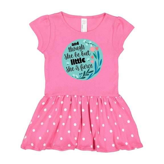 Inktastic Shakespeare She Is Fierce Quote Gift Baby Girl Dress