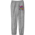 thumbnail image 3 of Back By Popular Demand Back To School Adult Heather Gray Jogger Pants-Medium, 3 of 4