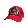 thumbnail image 1 of Gravity Threads Native Pride Adjustable Baseball Hat - Dreamcatcher Wolf - Red, 1 of 2