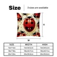 thumbnail image 5 of Seven Starred Iadybird Decorative Pillows Covers Set of 2 - Unique Patterns, 16x16, 18x18, 20x20 Inches - Throw Pillow Covers for Home Decor, Bedroom, Living Room for Various Occasions, 5 of 6