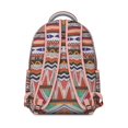 thumbnail image 3 of Boho Chic Travel Backpack - Hippie Floral Print Daypack with 17" Laptop Sleeve | Spacious Campus Backpack for Students, Work & Daily Commute, 3 of 6