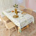 thumbnail image 3 of Modern Leaf Floral Spring Botanical Tablecloth,Oil Proof Spill Proof Polyester Table Cover for Rectangle Tables,Durable Tableclothes Decoration Tablecloths for Dining Room Camping Indoor Outdoor, 3 of 6