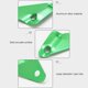 thumbnail image 2 of 10 hebillas de cuerda para tienda de campaña, hebillas de cuerda de 3 agujeros para mochilero (verde), 2 of 3