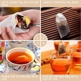 thumbnail image 4 of Paquete de 400 Bolsitas de Filtro de Té Desechables con Cordón, Infusor de Té de Papel Sin Blanquear Seguro, Bolsa Vacía con Cordón para Té de Hojas Sueltas., 4 of 5