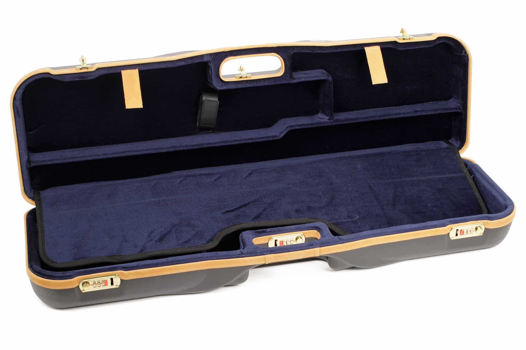 Negrini OU/SxS Deluxe Two Gun/Three-Barrel Takedown Shotgun Case 32" - 1646LX-2F+1C/4766