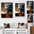 thumbnail image 4 of Designart "Storm Majestic SPIRAL" Landscape & Nature Floater Framed Canvas Print, 4 of 7