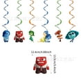 thumbnail image 4 of Disney Inside Out 2 Birthday Decorations Joy Anxiety Cartoon Anime Party Balloons Tableware Plate Banner Decor For Children, 4 of 7