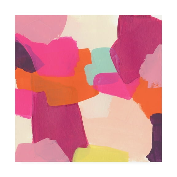 Trademark Fine Art 'Pink Slip II' Canvas Art by June Erica Vess