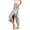 32# Gray, variant on Womens Tear Away Recovery Pants Elastic Waist Plaid Capri Trousers Wide Leg Magic Tape for Hip Knee Replacement Camel M
