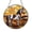 Acrylic 3.5 Inch, variant on Stained Glass Appaloosa Horse Window Hanging Ornament, Morning Landscape Design, Warm Light Reflection