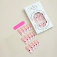 thumbnail image 4 of Yoyauz Coffin Pressed Nails Fake French Nails Full Coverage Acrylic Fake Nails for Ladies & Girls 24PCS, 4 of 6
