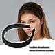 thumbnail image 2 of 1 pieza de 1.18 pulgadas de ancho, cabello sintético, diadema trenzada, aro para el cabello para mujeres y niñas, negro, 2 of 7
