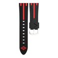 thumbnail image 1 of Correa Extensible Económica Pro Sport Collection 42/44/45mm ML Black Red Stripes/Negro Rojo Rayas S123456SE789 Silicón, 1 of 1