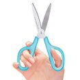 thumbnail image 4 of Tijeras PLUS Fit Cut Curve pequeñas azules, 4 of 7