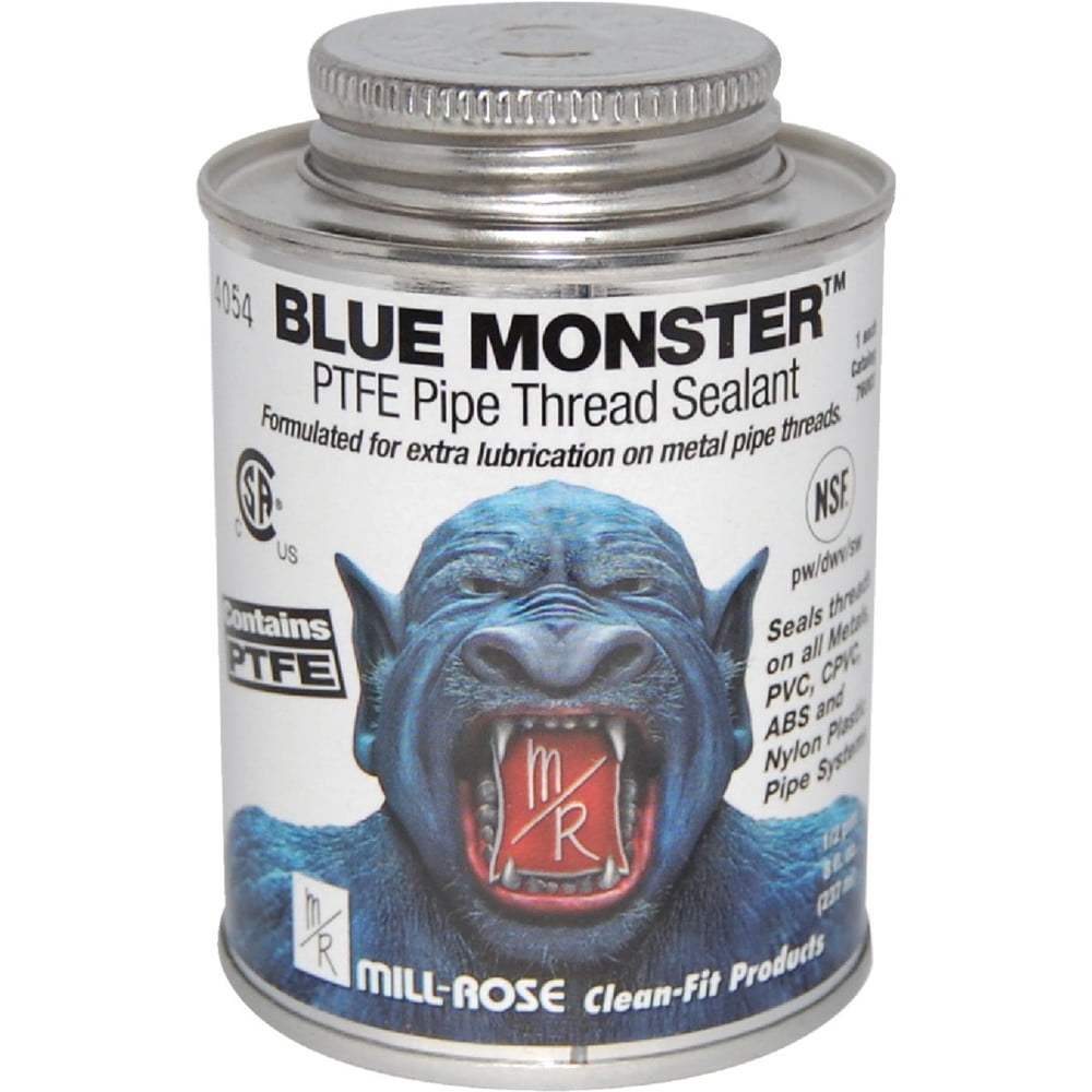 Blue Monster Pipe Thread Sealant - White - 8 oz - Walmart.com