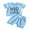 Blue, variant on Hirigin Toddler Baby Girl Summer Clothes Outfits Set Wild Like My Curls Short Sleeve Letters T-shirt Tops with Shorts 0-3T