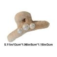thumbnail image 3 of Wioihee Ladies' jewelry Large Pearl Claw Clips for Thick Hair for Wedding Nonslip Jaw Clips Hair Styling Gift and Accessories for Women and Girls, 3 of 6