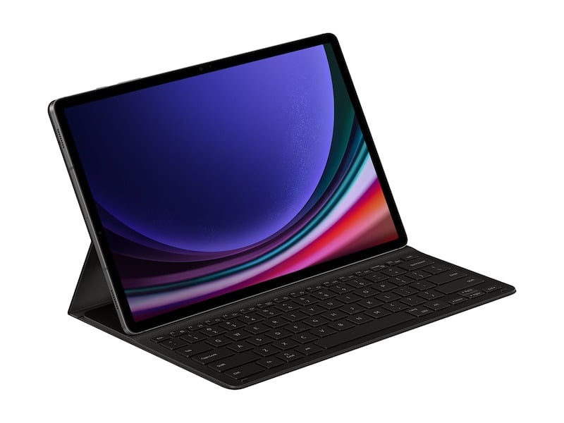 Restored SAMSUNG Galaxy Tab S9+ Book Cover Keyboard Tablet Case - Black (Refurbished)