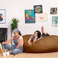 thumbnail image 3 of Jaxx Cocon Grand Fauteuil Poire pour Adultes, Chocolat (Ensemble de 1), 3 of 8