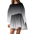 thumbnail image 1 of TJAZFJPA Robes de Gala pour Femmes Élégantes Mode Féminine Robe Chandail en Molleton Surdimensionnée Manches Longues Col Rond Pull Hauts Coupe Décontractée Chandails en Molleton Mini Robe Robe de Plage pour Invité de Mariage Robe de Fête Blanche, 1 of 4
