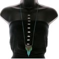 thumbnail image 3 of Mi Amore Necklace-Earring-Set Green/Dark-Silver, 3 of 3
