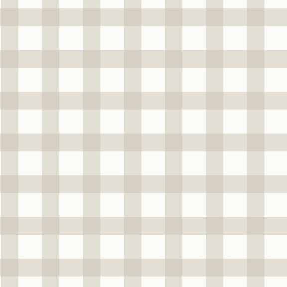 Fine Decor Belen Beige Gingham Wallpaper
